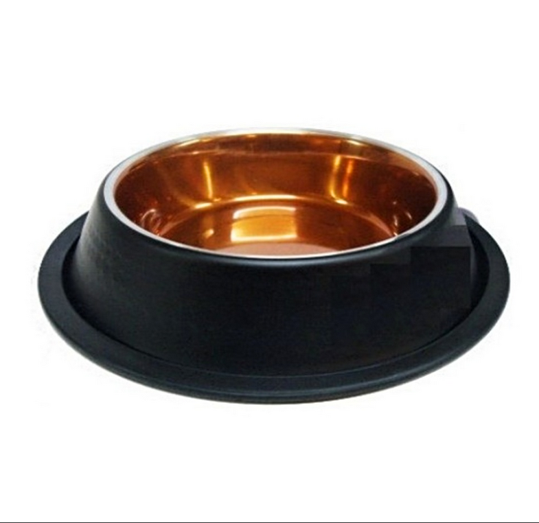 Miska nerez stabilní černá/měď